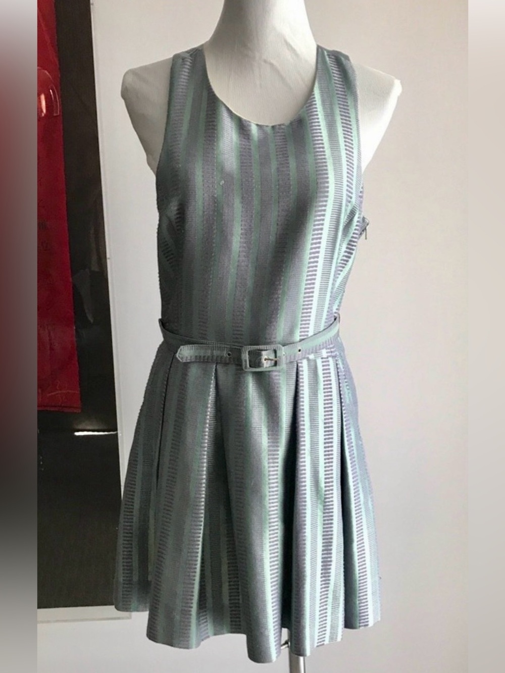 Hunter Dixon Silk Striped Dress
